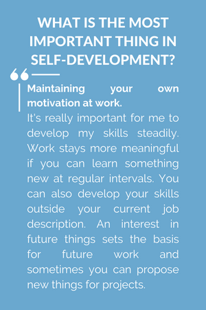What is the most important thing in self-development?